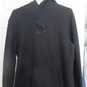 OVO Classic Owl Hoodie - Mens L - Black Tonal